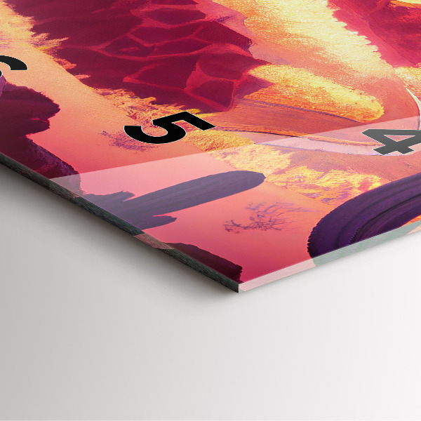 Orologio quadrato Deserto dell'Arizona