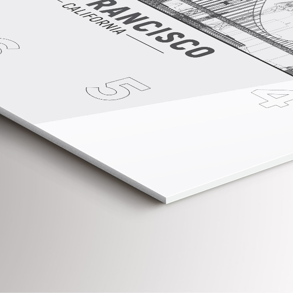 Orologio quadrato Skyline di San Francisco