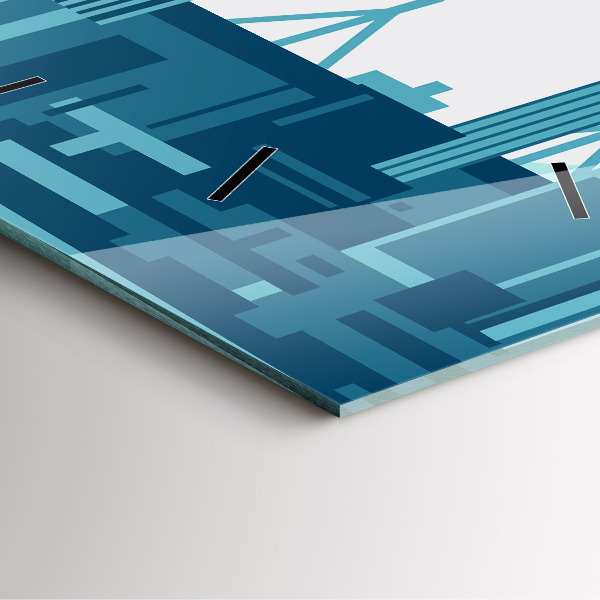 Orologio quadrato in vetro Architettura negli USA