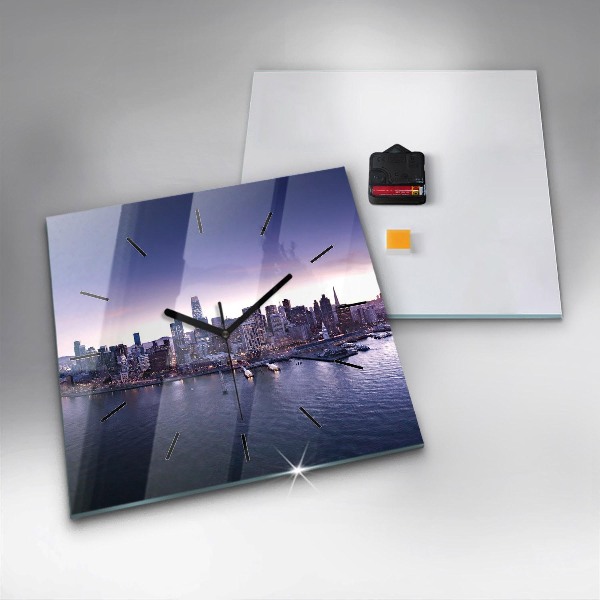 Orologio quadrato in vetro Vista di San Francisco