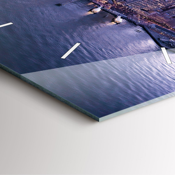 Orologio quadrato in vetro Vista di San Francisco