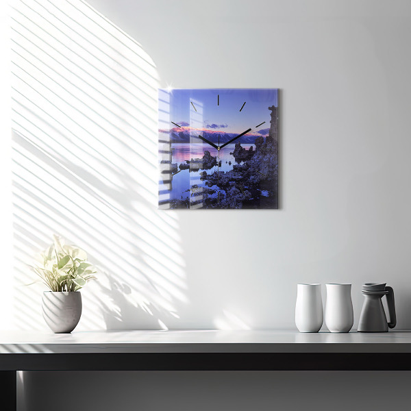 Orologio quadrato Lago California