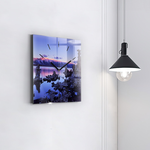 Orologio quadrato Lago California