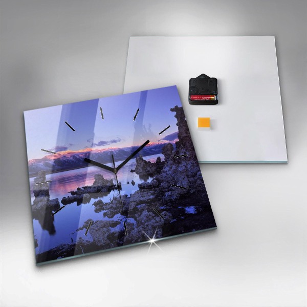 Orologio quadrato Lago California