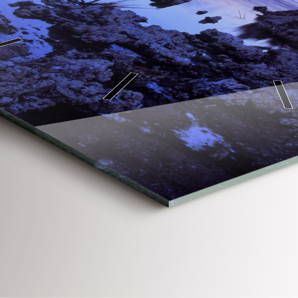 Orologio quadrato Lago California