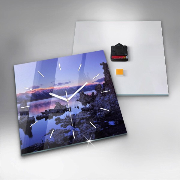 Orologio quadrato Lago California