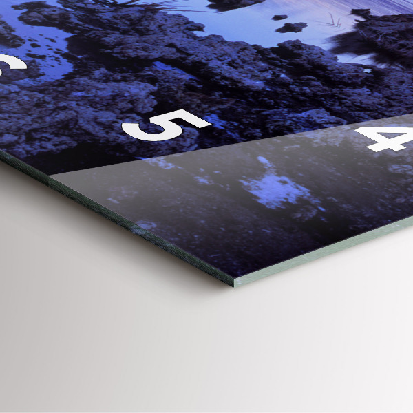 Orologio quadrato Lago California