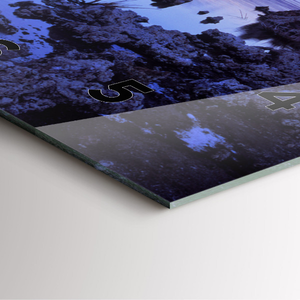 Orologio quadrato Lago California