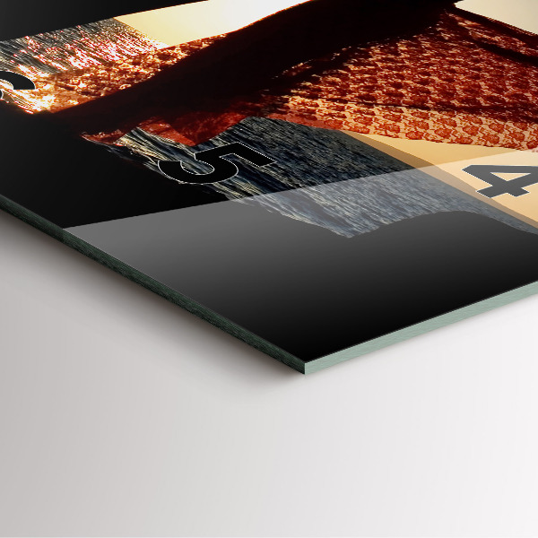 Orologio quadrato Danza spagnola in mare