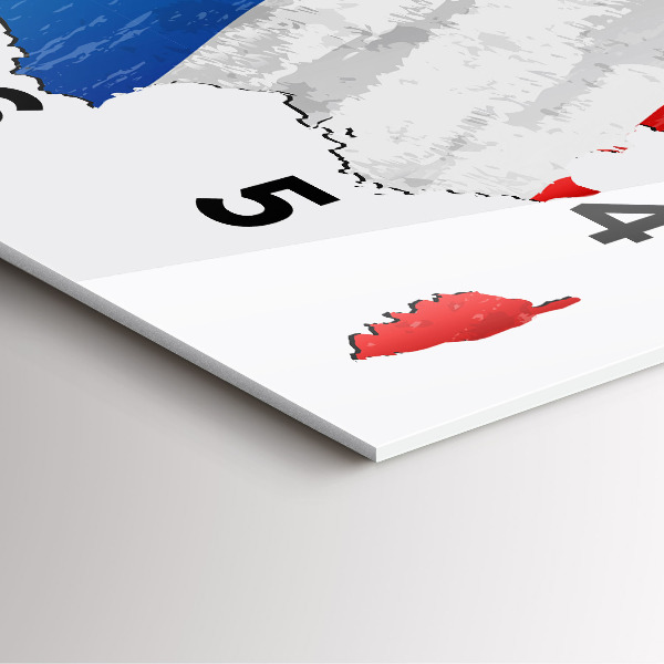 Orologio quadrato Bandiera della Francia