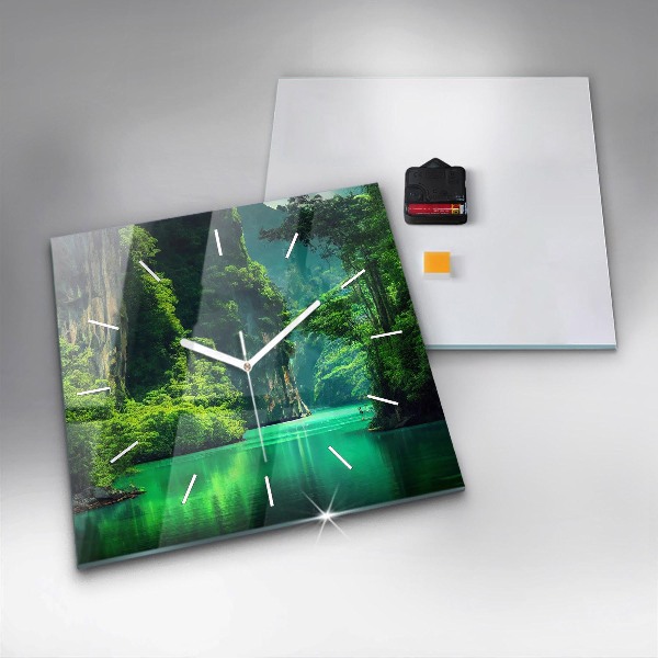 Orologio quadrato Paesaggio naturale della Thailandia