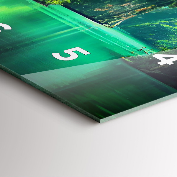 Orologio quadrato Paesaggio naturale della Thailandia