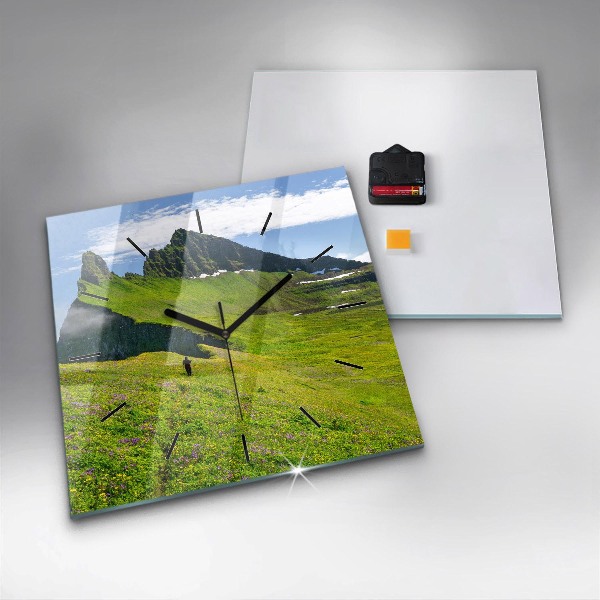 Orologio quadrato in vetro Riserva di Hornstrandir Islanda