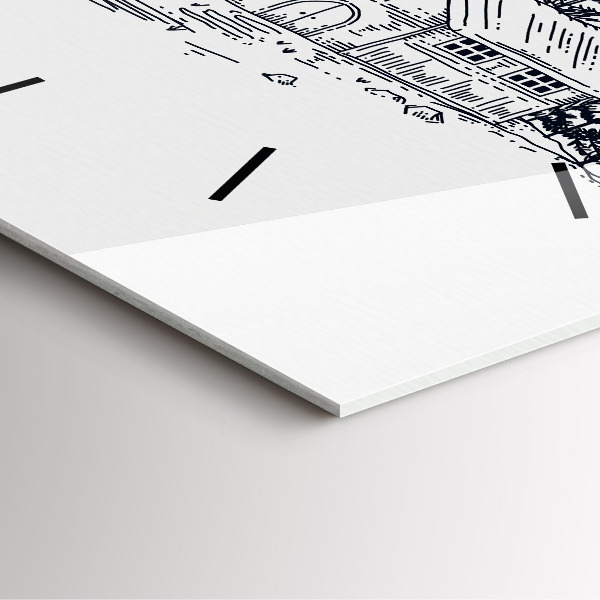 Orologio quadrato Città dei cartoni animati