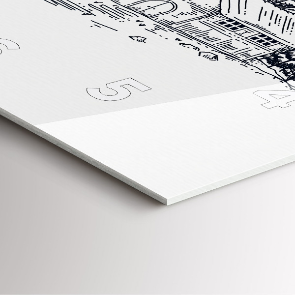 Orologio quadrato Città dei cartoni animati