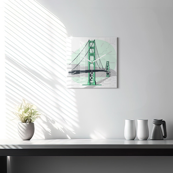Orologio quadrato Ponte Verde