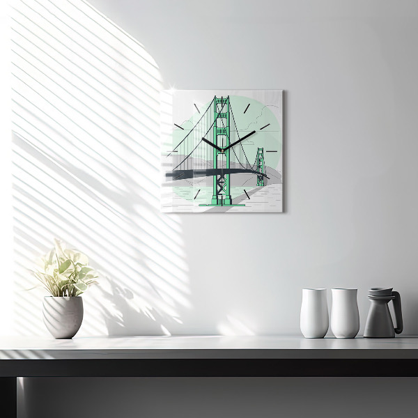 Orologio quadrato Ponte Verde
