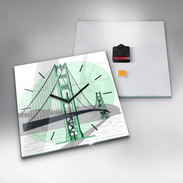Orologio quadrato Ponte Verde