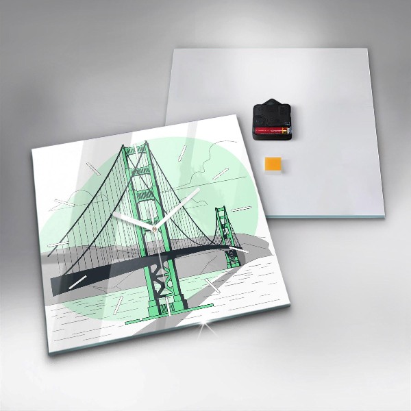 Orologio quadrato Ponte Verde