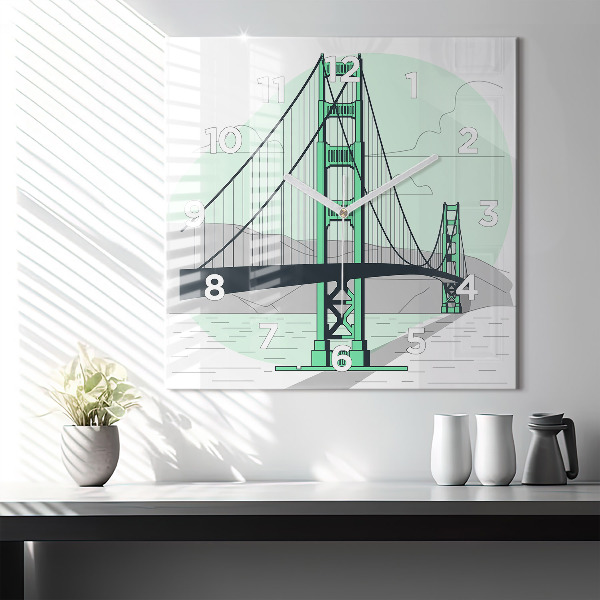 Orologio quadrato Ponte Verde