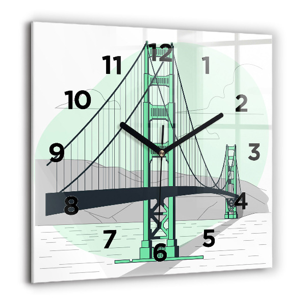 Orologio quadrato Ponte Verde