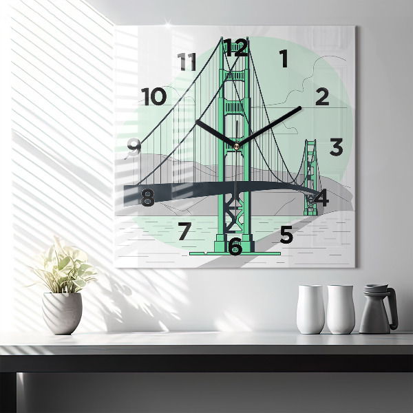 Orologio quadrato Ponte Verde