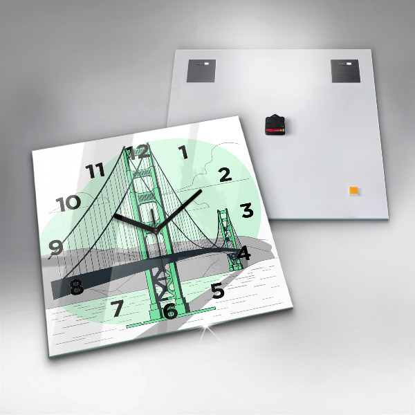 Orologio quadrato Ponte Verde