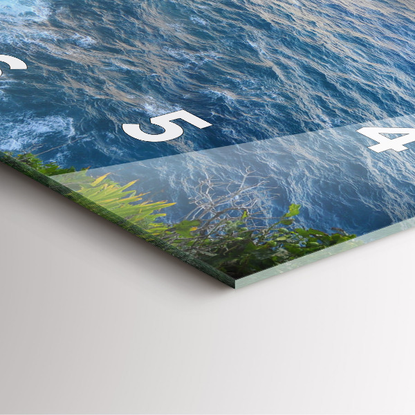 Orologio quadrato Costa dell'oceano