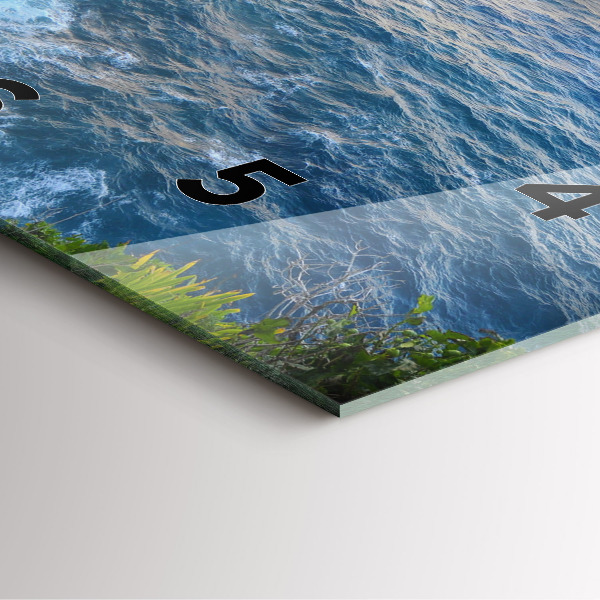 Orologio quadrato Costa dell'oceano