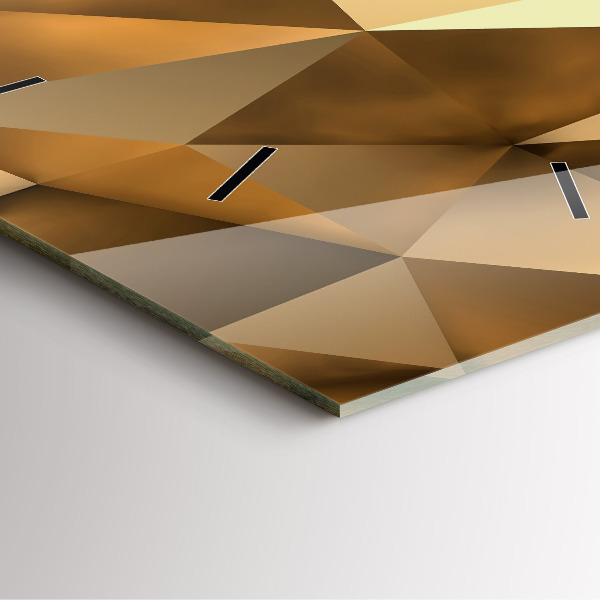 Orologio quadrato Texture geometrica