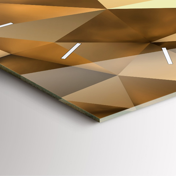 Orologio quadrato Texture geometrica