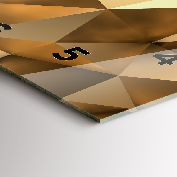 Orologio quadrato Texture geometrica