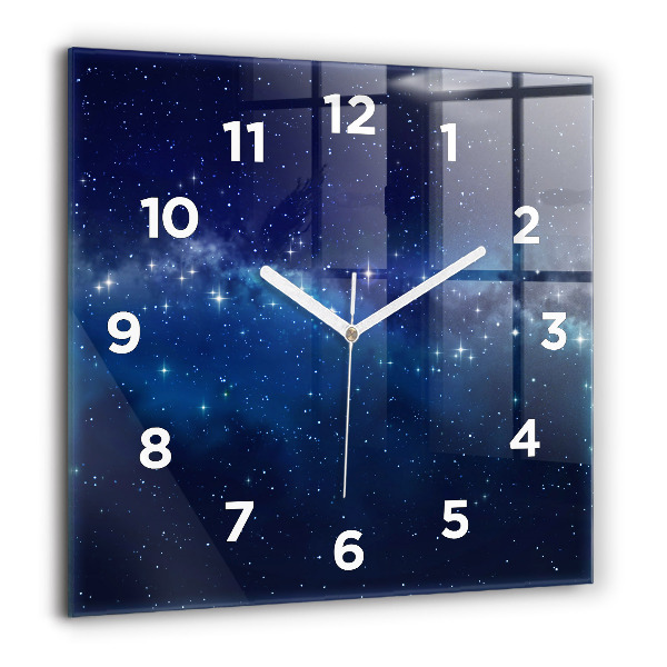 Orologio quadrato Stelle del cielo scuro