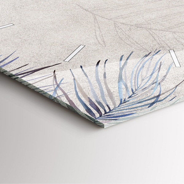 Orologio quadrato Foglia di palma