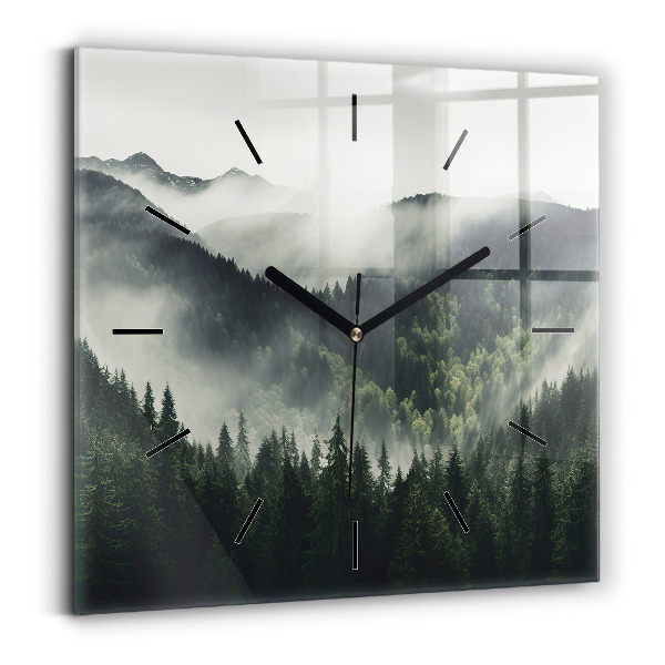 Orologio quadrato Paesaggio forestale