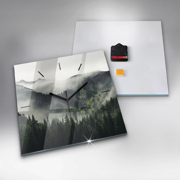 Orologio quadrato Paesaggio forestale