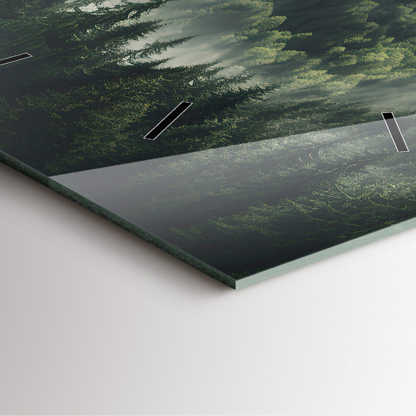 Orologio quadrato Paesaggio forestale