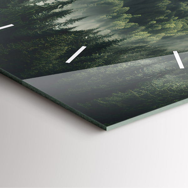 Orologio quadrato Paesaggio forestale