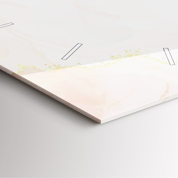 Orologio quadrato Marmo acquerello