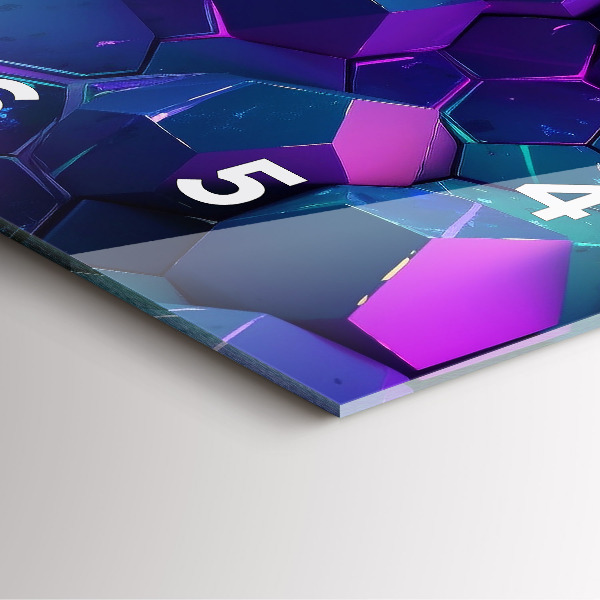 Orologio quadrato Figure geometriche