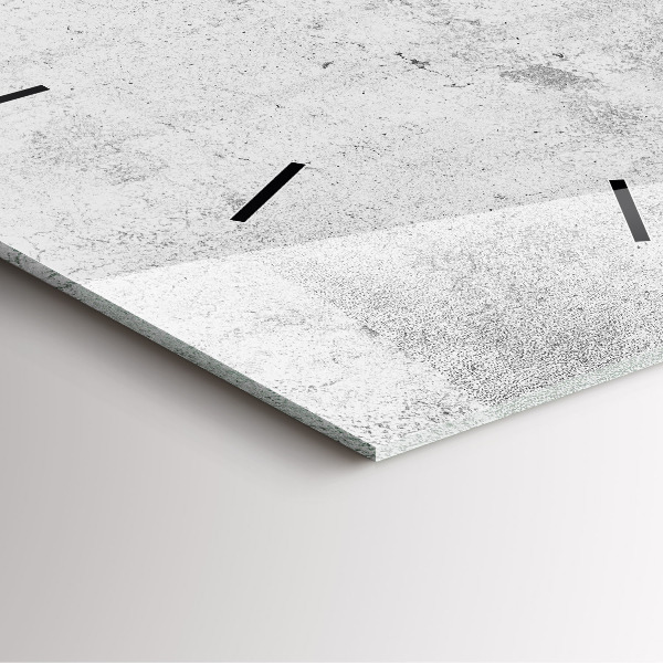 Orologio quadrato Muro di cemento