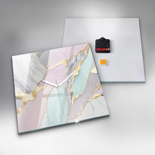 Orologio quadrato Modello in marmo