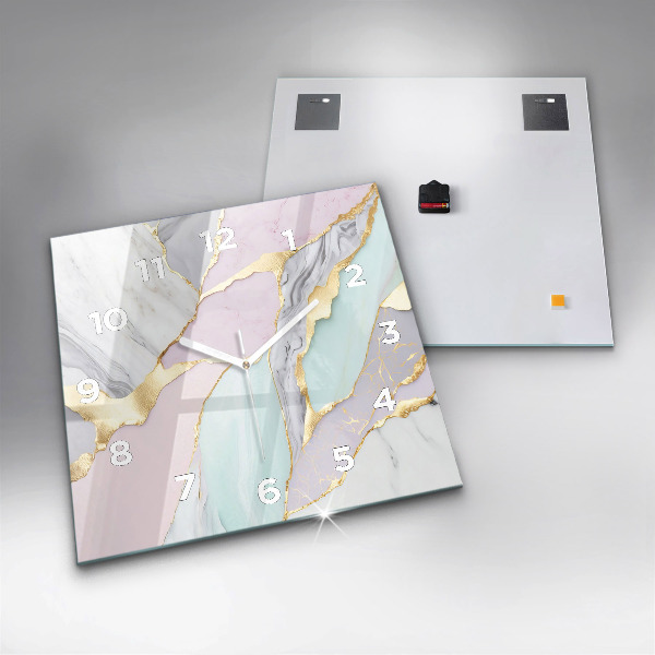 Orologio quadrato Modello in marmo