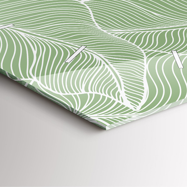 Orologio quadrato Foglie modello natura