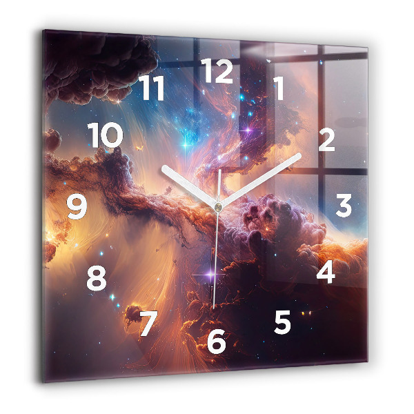 Orologio quadrato Il mondo cosmico delle stelle