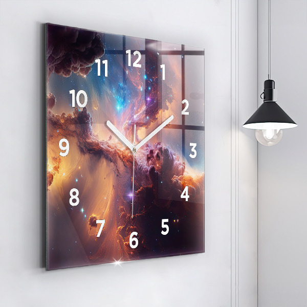Orologio quadrato Il mondo cosmico delle stelle