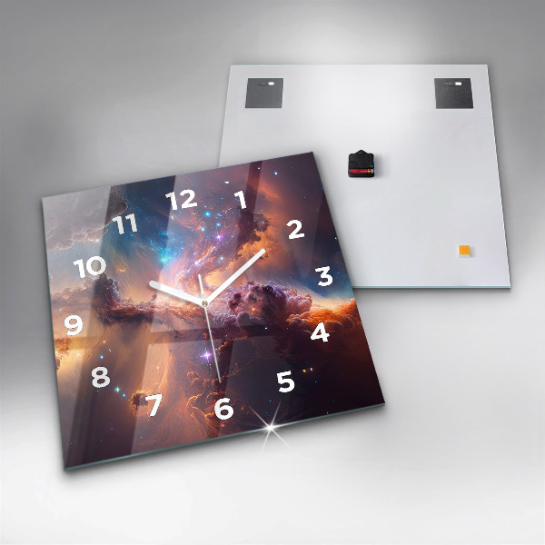 Orologio quadrato Il mondo cosmico delle stelle