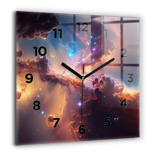 Orologio quadrato Il mondo cosmico delle stelle