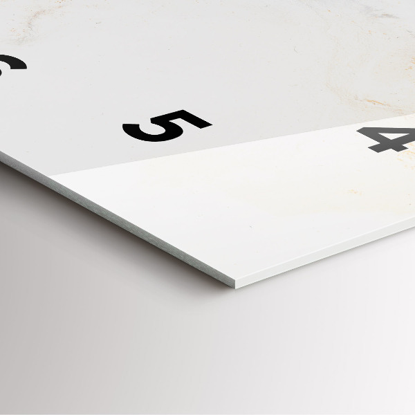 Orologio quadrato Marmo artistico