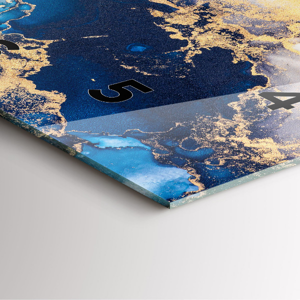 Orologio quadrato Modello in marmo